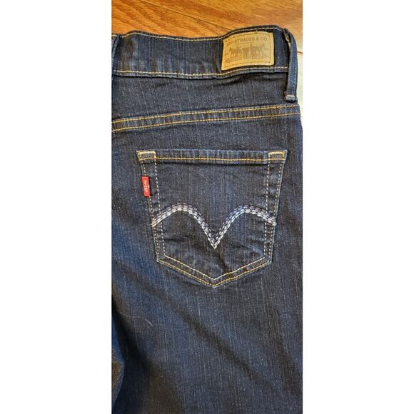 Levi's 512 Womens (Size 4) Blue Denim Perfectly Slimming Ankle Pencil Jeans - Picture 10 of 16